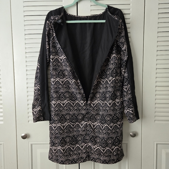 Mossimo Black& Light Pink Geometric Shift Dress Size XS #158 - Picture 5 of 8